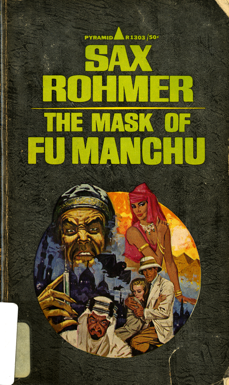 17 April 2019 Posted.
The Mask of Fu Manchu. Museum of Chinese in America (MOCA) collection.
《傅满洲的面具》。美国华人博物馆（MOCA）馆藏