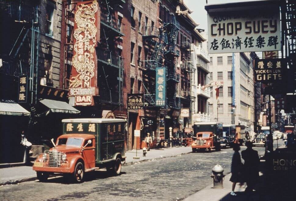 Chinatown, New York, 1950. Photo by Getty Images